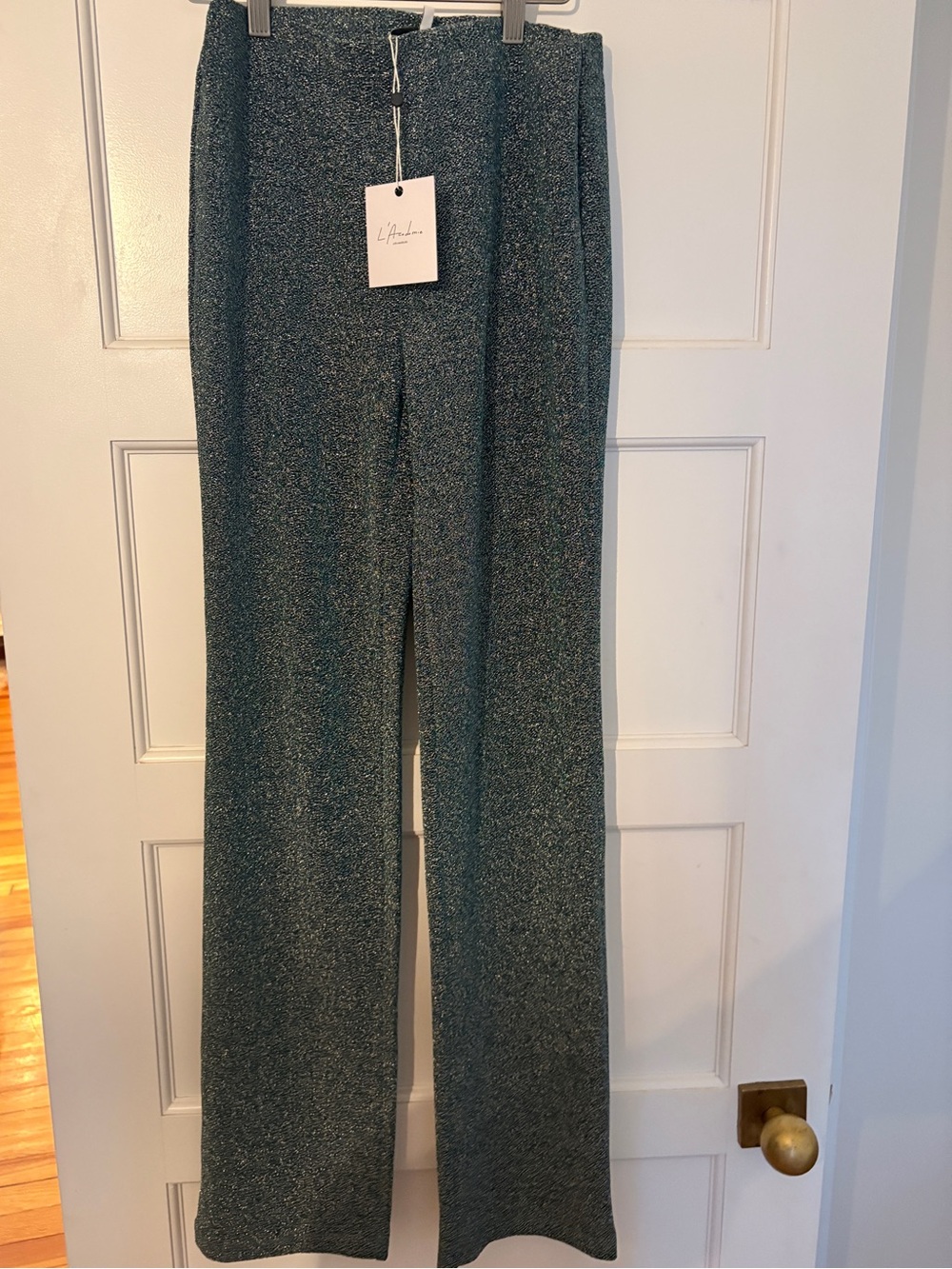 L'Academie Metalic Shimmer Pants